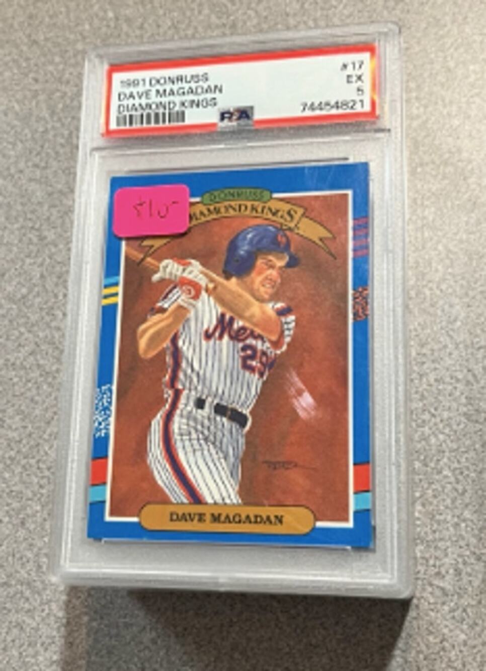 1991 Donruss Dave Magadan Diamond Kings #17 PSA 5 EX New York Mets